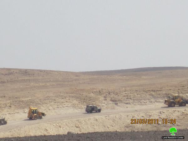 Demolishing a Water Tank in Al Rashayda village in Bethlehem Governorate