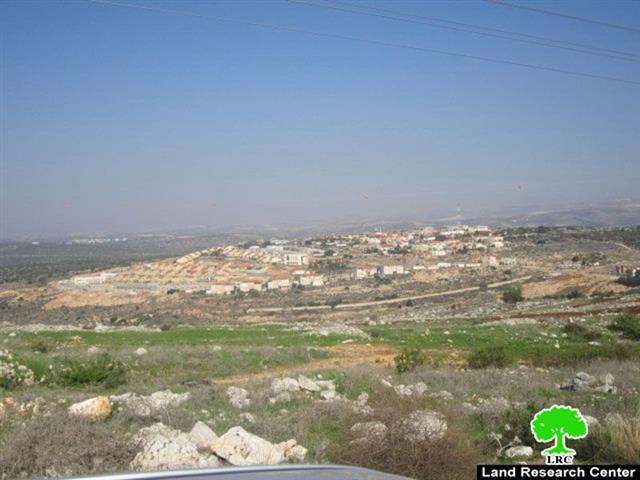 مستوطنة “رفافا” مصدر تلويث أراضي واد قانا –  محافظة سلفيت