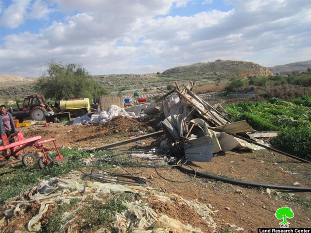 Demolishing a Shack in Beit Dajan