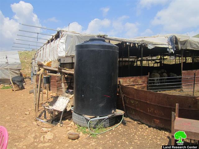 إجبار 4 عائلات بدوية في خربة الحمة على الرحيل / محافظة طوباس