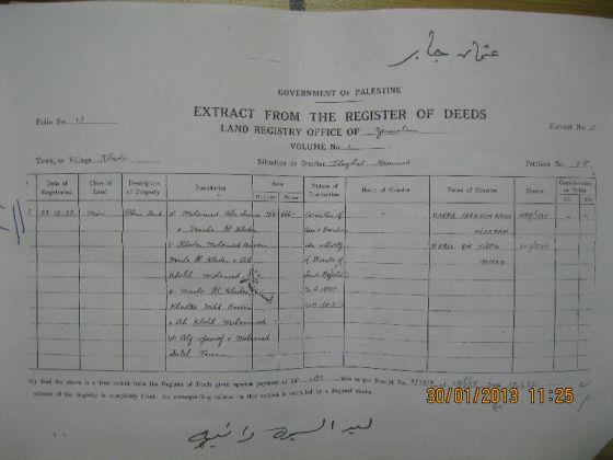Stop-work Order for a Shack in Al Thagra area in al Khader