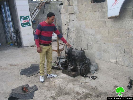 Racist Slogans and Damaging Property in Qabalan