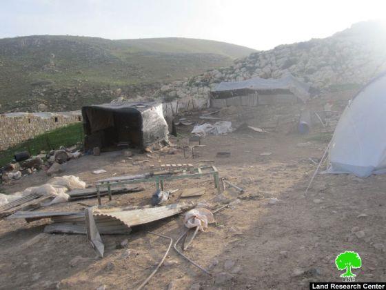 In Less than 24 Hours, the Israeli Occupation Army demolishes more structures in Al Maleh