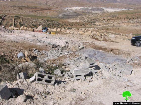 Demolishing Structures in Huwwara