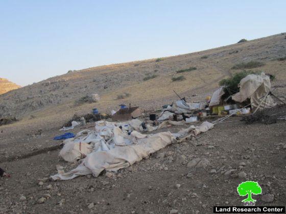 الاحتلال يهدم خربة حمامات المالح للمرة الثالثة خلال أسبوع واحد