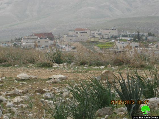 تجريف أراضي زراعية في خربة جب الذيب