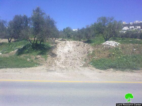 Shutting off agricultural roads and destroying water pipes in Imreiha