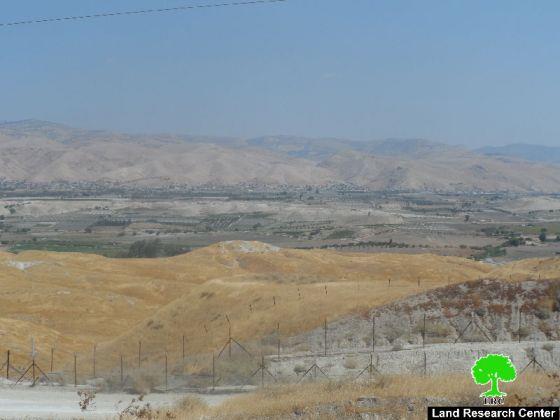 تحويل أكثر  من 5000 دونم من الأراضي الفلسطينية على نهر الأردن لصالح المستعمرين محافظة أريحا