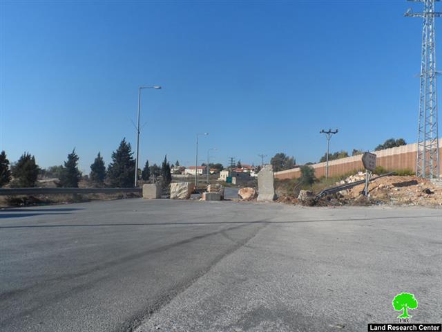 The occupation re-closes Ramallah- al-Jalazon road