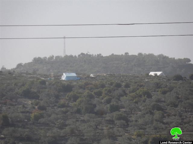 Colonists of Tapuah Ravaging Vast Areas of Land in Yasuf