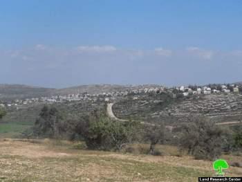 يستهدف 800 دونماً من أراضي قريوت, الإعلان عن مخطط تفصيلي لتغيير صفة استعمال الأراضي لتصبح تجارية وسياحية