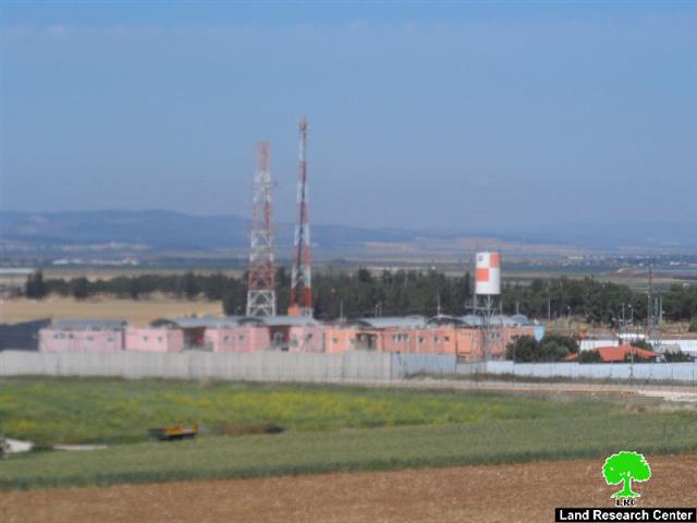 Confiscation of agricultural land in preparation for expanding al Jalama crossing