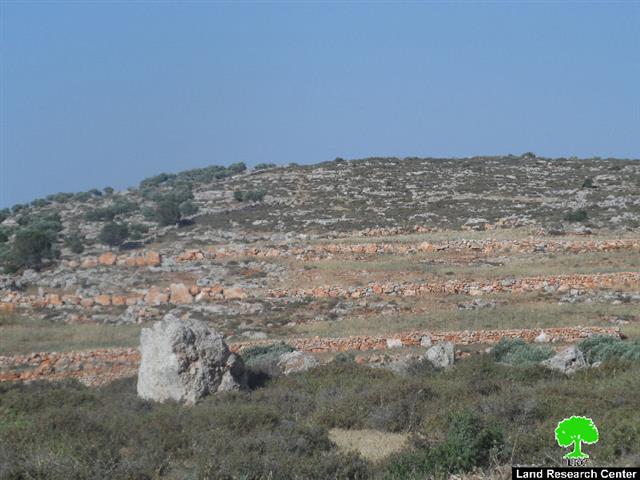 Issuance of stop-work orders for a number of structures in Qusra village