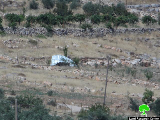 Demolition of an Agricultural Room in Hebron