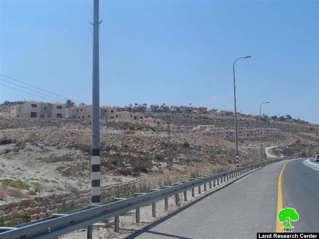 كاميرا مركز أبحاث الأراضي ترصد أعمال توسعة تشهدها مستعمرة ” نيلي ” شمال غرب  مدينة رام الله