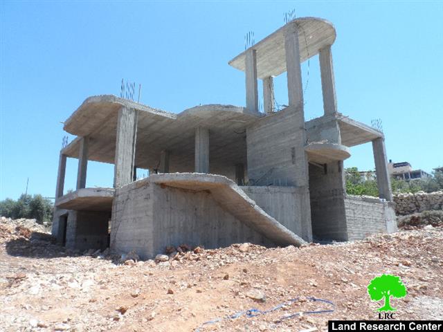 Israeli Stop-work Orders in Nahhalin