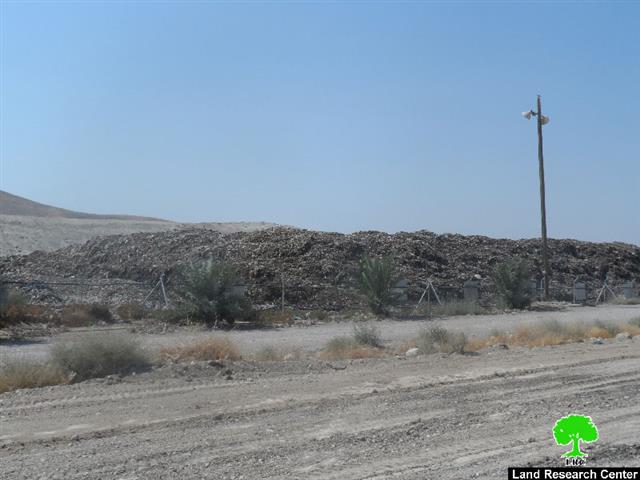Israeli landfill sites in Jordan Valley Destroy Palestinian Environment