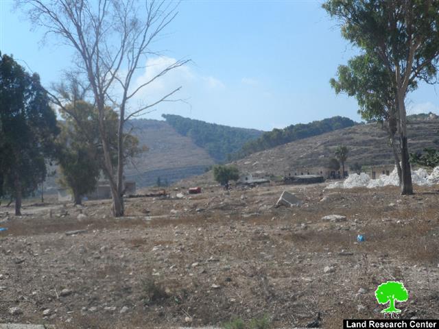 The occupation bans the residents of Arraba from using their lands; an evicted military camp