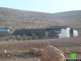 Serving stop work orders on agricultural barracks in Bardala