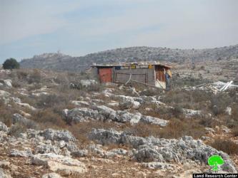 Notifying a 3.5 dunums land with eviction in Bruqin
