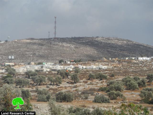 Attacks on residents from Kfar el-Lubad and agricultural equipments and crops theft
