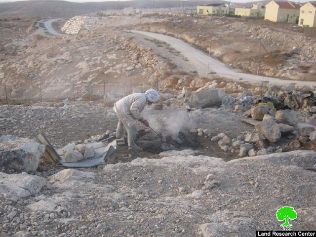 The Israeli occupation demolishes number of structures in Yatta