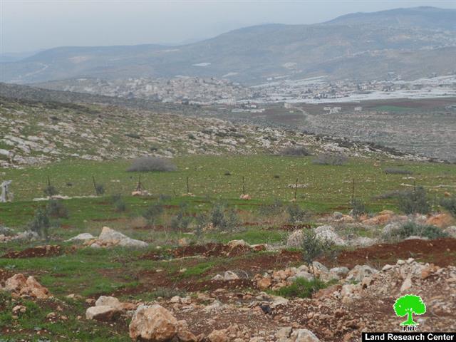 Eviction order on tens of dunums in Khirbet Um al-Kbaish