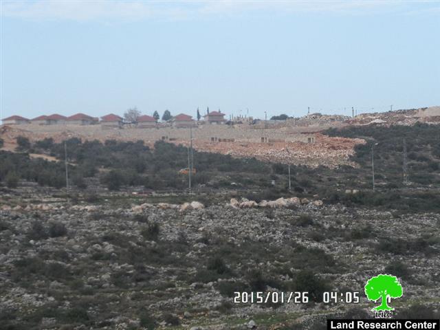 Bruchin colony evolves at the expense of the Palestinian village of Bruqin