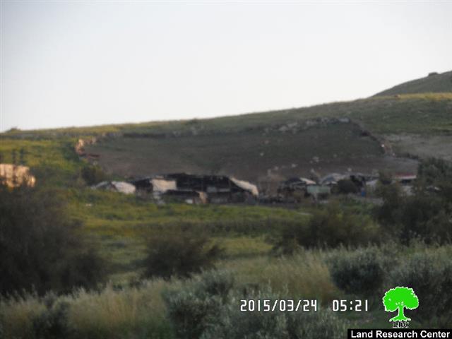 Demolition orders on agricultural and residential structures in Tubas