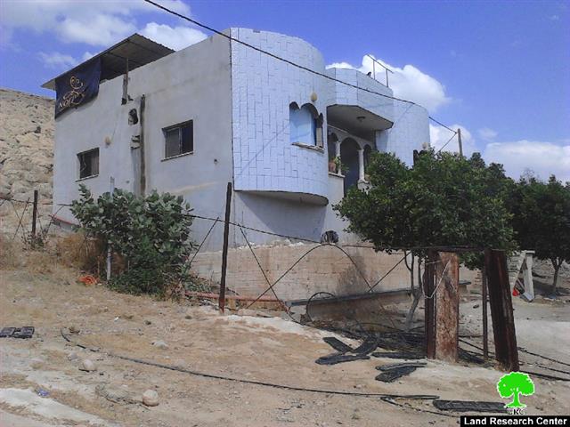 Demolition notifications on four residences in the Jericho area of al-Jiftlik