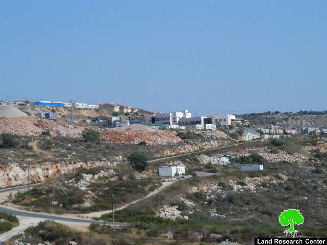 Establishing new colonial quarter in Revava colony at the expense of Deir Istiya village