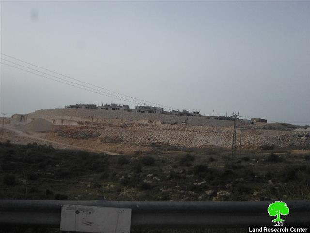 Israeli excavations in the archeological site of Deir Sam’an in Salfit