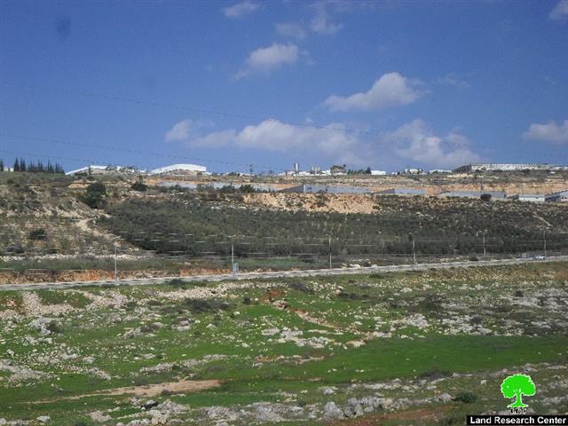 المنطقة الصناعية ” ارائيل” تلتهم المزيد من أراضي قرية بروقين