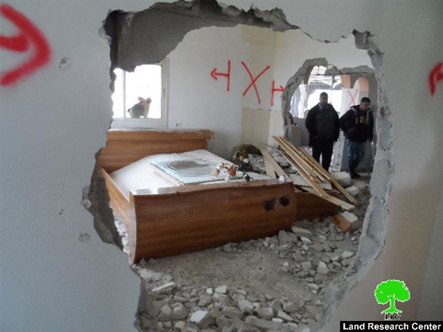 “Security demolition: A policy that targets Palestinians and excludes colonists” 
​A collective punishment that left 24 residences entirely demolished and other 44 partially destroyed