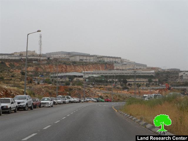 Expansion works on Israeli Arial industrial zone at the expense of Salfit lands