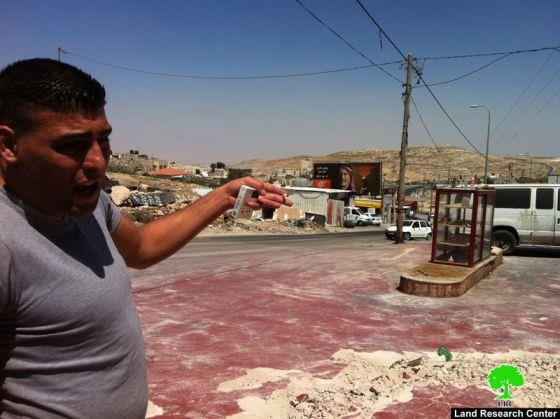 Leveling of a Gas Station in Hizma Town