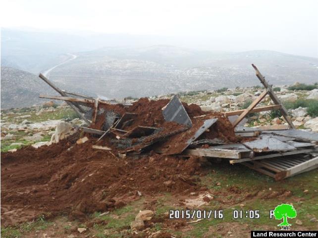 التقرير الشهري حول الانتهاكات الاسرائيلية في القدس المحتلة خلال شهر كانون الثاني 2015