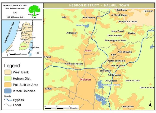 Israeli Occupation escalates War on Palestinian Livelihoods  The Prevention of Land Rehabilitation in Hebron and Bethlehem Governorates