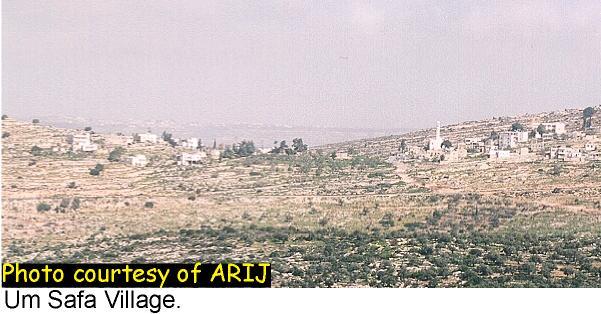 The Difficulties for Umm Safa Village during the Intifada