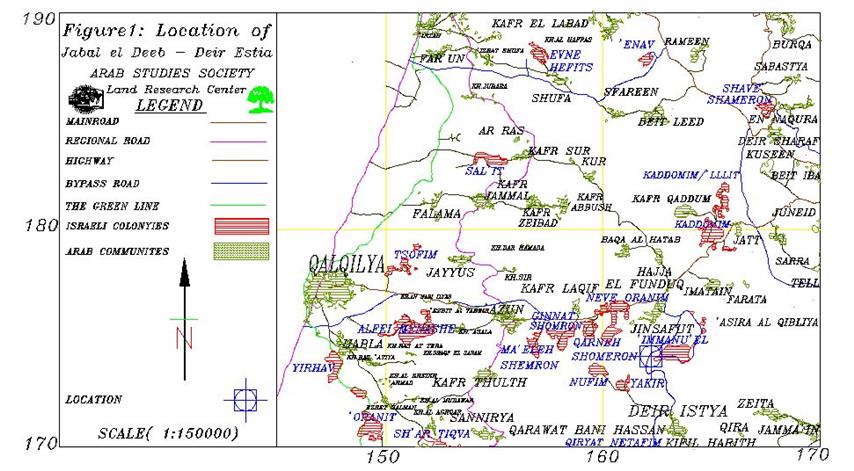 The expansion of Emanuel settlement in Nablus
