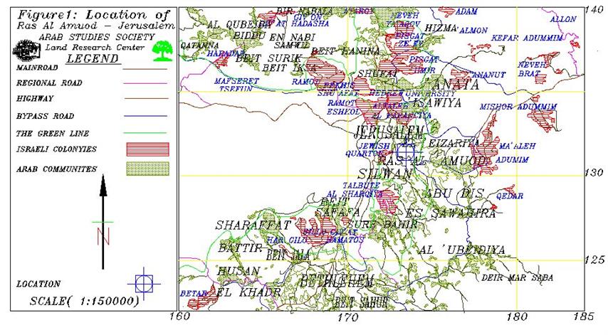 Initial Construction in the Palestinian Ras El Amoud neighbourhood