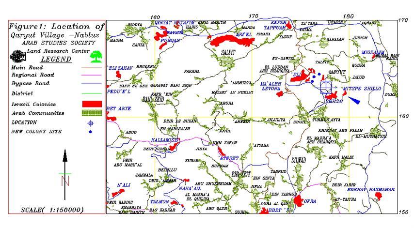 The Expansion of Eilie Settlement in Nablus