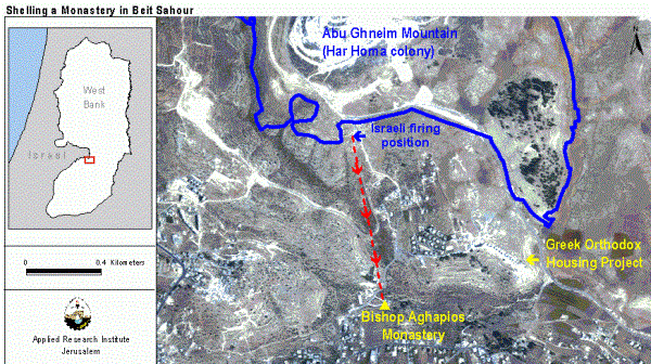 Israeli Military Force Shell A Monastery in Beit Sahour