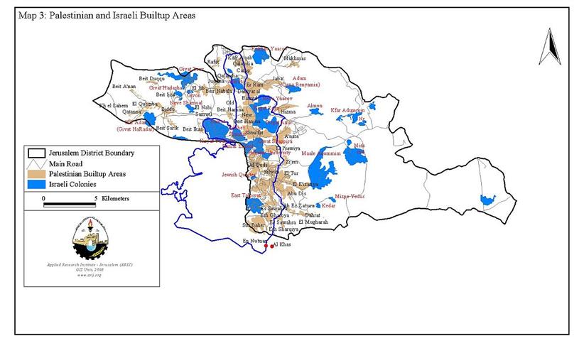 The Segregation Wall… A new Episode of changing Jerusalem Boundaries