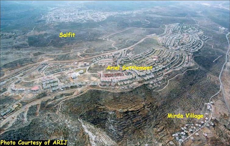 New Israeli tenders to expand the Ariel settlement bloc