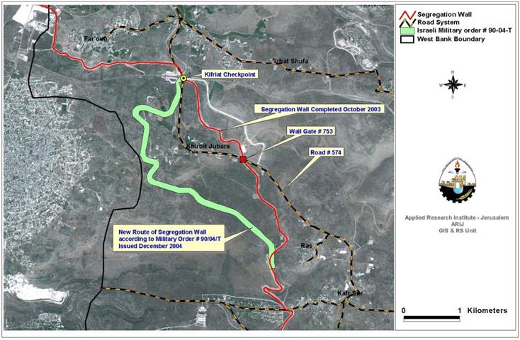 Jubara … A Prototype Aftermath of the Israeli Segregation Wall