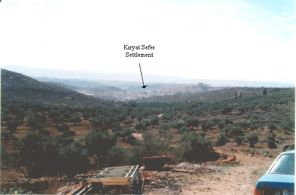 The Expansion of Kiryat Sefer Settlement on the Land of Dier