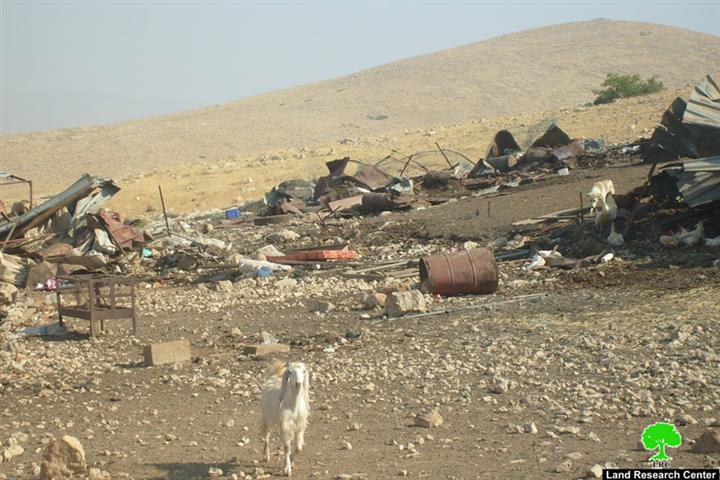 Demolishing a Number of barns and Tents