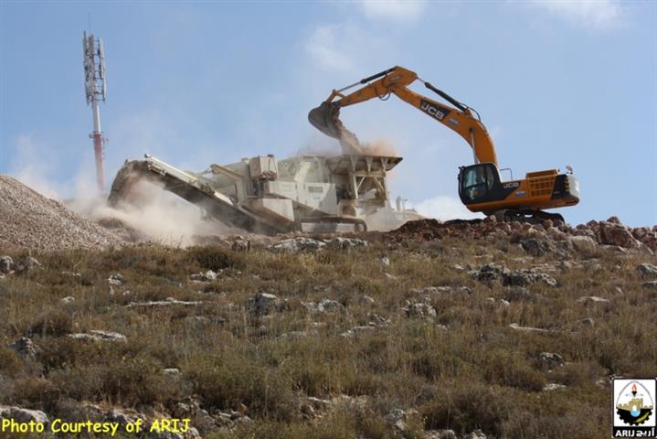“The Strangulated Village of Wadi Fukin” Land Leveling in Bethlehem for new Industrial Settlement in the Western Part of the Governorate