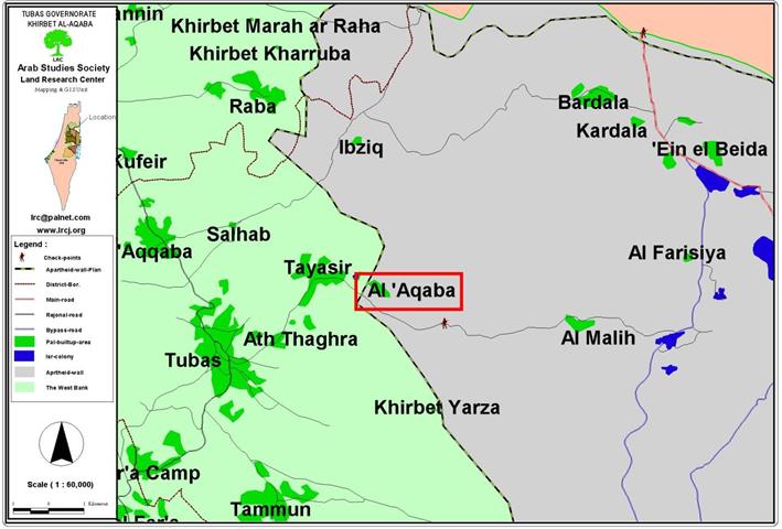 The suffocation of all forms of viable life in Al Aqaba village